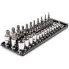 TEKTON Set di 43 bussole a stella con guida da 1/4, 3/8, 1/2 pollici, Torx, triplo quadrato, TR triplo quadrato e bussole a stella esterne con guide (43 pezzi)