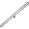 Jardiaffaires Catena per motosega sgorbie quadrate, passo 3/8, calibro 1,5 mm, 72 maglie