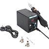 Fyssnn Stazione di saldatura ad aria calda 700 W 858D SMD Hot Air Rework Station 212-932°F regolabile, con display digitale LED e 3 ugelli, set pistola termica per riparazione elettronica, fai da te