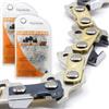 HobbyPower24 2 catene per motosega semi-scalpello 30 cm 3/8 44TG 1,1 mm per Stihl MS 162 MS162