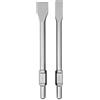 STIER Set di scalpelli piatti SDS-HEX 30 mm 35/50 x 410 mm per martello demolitore