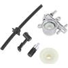 VCDXZCO 1 Set Motosega Pompa Olio Filtro Tubo Tubo Linea Kit a Vite Senza Fine Adatto for Il Cinese 25CC 2500 Motosega Pezzi di Ricambio Attrezzi Da Giardino