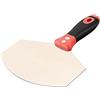 GOUDE Spatola in acciaio inossidabile spatola multifunzionale per gesso spatola di riempimento per carta da parati mangiatoia per vernice raschietto curvo per pareti (Stile B)