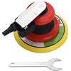 BINGNU Levigatrice orbitale pneumatica Smerigliatrice 6 / 5 '' Lucidatrice eccentrica a vuoto / Strumenti for ceretta Parete for auto Legno Metallo per lucidatura(6 inch)