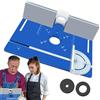 Generic Fresa per fresatura di precisione Fresa per fresatura per lamiere Guida per fresatura di sovrafresatura lavorazione del legno Fresa di precisione Fresa scorrevole Fresa piatta liscia da tavolo