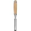 QuxetlRyz Kit di scultura su legno 1/5 Pezzi Di Scalpelli For Legno Set Di Scalpelli For Intaglio Del Legno In Acciaio Al Cromo-vanadio Affilato Con Manici(1pc 18mm)