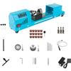 AUBEST Lucidatrice, 150W Mini Tornio Perline Macchina Miniatura Buddha Perla Tornio FAI DA TE Lavorazione Del Legno Buddha Perla Tornio Macchina Trapano Utensile Rotante 12V/24V(Generation 3)