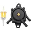 DORFEY Pompa del carburante adatta for trattorini tosaerba K=0-h-l-e-r da 17-25 CV con filtro del carburante for h-0-n-d-a, Yamaha e b-r-i-g-g-s & s-t-r-a-t-t-0-n 491922(Fuel Pump set)