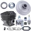 LIWaaGe For motosega MS460 046 Kit cilindro pistone da 54 mm con tamburo frizione pignone 11280201221