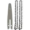 Zorlun Sega elettrica da 6 pollici 1/4P 37 nodi 18 coltelli Catene for motoseghe Lama for sega disboscamento Catena for motosega potatura Accessori for Taglio del legno(6-inch Set2)