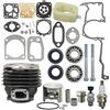 DORFEY Kit cilindro pistone da 52 mm adatto for motoseghe H-u-s-q-v-a-r-n=a 272XP 61 268 272 XP, guarnizione cuscinetto carburatore Big Bore, parti di ricambio