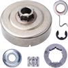 HZACHYX 3/8 frizione ruota catena per MS170 MS180 MS210 MS230 MS250 017 018 021 023 025 motosega, kit sostituzione 1123 640 2003 HZACHYX (Componente 2)