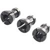LLMWFA Pinza ER Adattatore for mandrino a pinza da 3 pezzi, adattatore for a M17 6/6,35/8 mm, accessorio for router for macchina for incisione e rifilatura