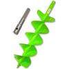 WERHE Trivella per terra 200 mm con adattatore SDS Max - Trivella robusta per pali e pozzi a doppia spirale - Punta di perforazione precisa per trapani - Ideale per lavori in giardino e in edilizia