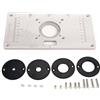 NOENNULL Piastra di inserimento per tavolo in alluminio da 235 mm x 120 mm x 8 mm