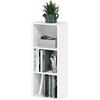 Furinno Luder Libreria a 3 ripiani aperti, Bianca
