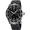 Festina Orologio Donna Analogico Acciaio Inossidabile Ceramica - Quarzo Multifunzione - Vetro minerale alta resistenza - Impermeabile 5 ATM - Special Prices F16622