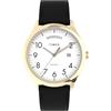 Timex Orologio analogico al quarzo da uomo con cinturino in pelle TW2W685009J, Nero, Moderno