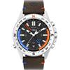 Timex Orologio da uomo Expedition North Tide-Temp-Compass 43mm, Marrone/Nero/Acciaio inossidabile, misura unica, Bussola da 43 mm per spedizioni con marea settentrionale