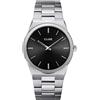 CLUSE Orologio da polso uomo CW0101503004 Vigoureux acciaio inossidabile argento quadrante nero 40 mm 5 ATM, Bracciale