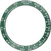 ROUHO 38.5mm Ceramica Lunetta Orologio, Tachimetro Anello Sostituzione, Inserto Lucido Intarsio Quadrante 30.5mm per Rolex Daytona 116500