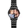 SOUFEEL Orologio Donna Orologio da Polso Fotografico Personalizzato Testo 45mm impermeabile Regali per San Valentino uomo e donna coppia