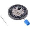 Seprendi NH35A Orologio Meccanico Movimento Alta Precisione Data a 3 Datewheel 24 Gioielli Automatico a Carica Automatica Nero, Nero e .