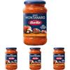 Generico Barilla Ragù Montanaro, Salsa di Pomodoro con Salsiccia e Funghi, 4 Confezioni da 400g, 1,6kg