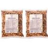 nut&me Mandorle Sgusciate 2 kg nut&me | Frutta Secca Senza Guscio | Ricche di Fibre e Vitamine | Ricco di proteine | Snack salutare | Senza Glutine | Pack 2 x 1 kg