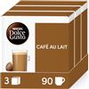 Nescafé Dolce Gusto Café au Lait, 3 x 30 capsule