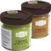 Pasticceria Fraccaro 1932 Crema Spalmabile alla Gianduia e al Pistacchio - Pasticceria Fraccaro 1932 - Con 45% di Nocciole e 20% di Pistacchi Tostati - 2 Confezioni da 200 g