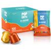 POP CAFFE' POPCAFFÉ Nesprè 100 Capsule Decaffeinato Compatibili Nespresso - Espresso Decaffeinato Cremoso, Gusto Equilibrato, Capsule Compatibili con Macchine Nespresso