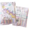 irpot Pop Corn in busta da 25g con grafica a scelta 10 confezioni battesimo compleanno regalini fine festa bambini bambine temi vari (Unicorno Rosa)