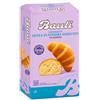 Generico BauIi Croissant SENZA ZUCCHERI AGGIUNTI, Cornetto di Pasta Sfoglia Vuoto, Confezione con 6 Cornetti Incartati, 185g