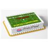 Tortaprint Cialda per torta CAMPO CALCIO decorazione in ostia alimentare rettangolare IMG 1