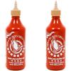 Flying Goose Chili Sauce, Sriracha, Aglio, Confezione da 2 x 455 ml
