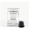 COFFEE WORLD, 75 capsule compatibili con macchine da caffè NESPRESSO®* DECAFFEINATO (imbustate singolarmente)