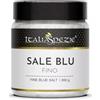 ITALIA SPEZIE Sale blu fino, 300 g, gourmet, non raffinato naturale al 100%, minerale