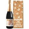 Bottle-Up Regalo Personalizzato bottiglia di vino 0.75 lt. con cassetta in legno per compleanno | Idea regalo originale per Lui e Lei | Regalo Personalizzabile Compleanno Amico (Prosecco DOC, Brindisi)