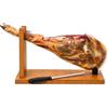 Montevalle Set Jamón Serrano Gran Reserva con Portaprosciutto e Coltello | Prosciutto Spagnolo 7-8 kg | Stagionatura 20 Mesi | Eccellenza per Taglio a Coltello e Degustazione