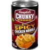 Chunky Campbell's Zuppa grossa, zuppa piccante di noodle di pollo, latta da 530 ml