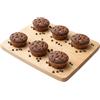 KETO 01 CARB TORTINO CUORE AL CIOCCOLATO KETO 01 CARB al Cioccolato con solo 8g di Carboidrati da Eritritolo, Dolci Senza Zucchero e Senza Glutine per Dieta Chetogenica, Confezione da 6, 300g