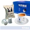 Vitale Caffè 50 Cialde Capsule Vitale Caffè Miscela Decaffeinato Compatibili per Nespresso