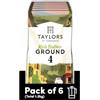 Taylors of Harrogate Rich Italian Ground Coffee, 200 g (Pack of 6 - Total 1.2kg)
