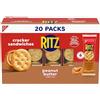 RITZ Cracker sandwich al burro di arachidi, 20 confezioni di snack (6 cracker per confezione)