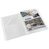 Viquel - Porta vista A3 in plastica PROPYGLASS - Rilegatura a 40 viste in Propyglass A3 - Apertura 180° - 33x44cm - Trasparente
