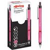 rOtring Visuclick matita portamine | 0,7 mm | Mina 2B | Corpo rosa acceso | 12 pezzi