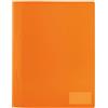 HERMA 19489, Raccoglitore trasparente DIN A4, plastica resistente e pulibile con etichetta con scritta, 1 raccoglitore a fogli mobili in PP, Naranja