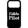 New Pilot Aviator Flying Airplane Lover Custodia per iPhone 17 Pro Max Future Pilot in Progress, regalo di compleanno per studenti di aviazione