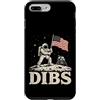 Modern Moon Exploration Science Apparel Custodia per iPhone 7 Plus/8 Plus Luna Astronauta Dibs Artemide Missione Lunare Spazio Scienza Arte